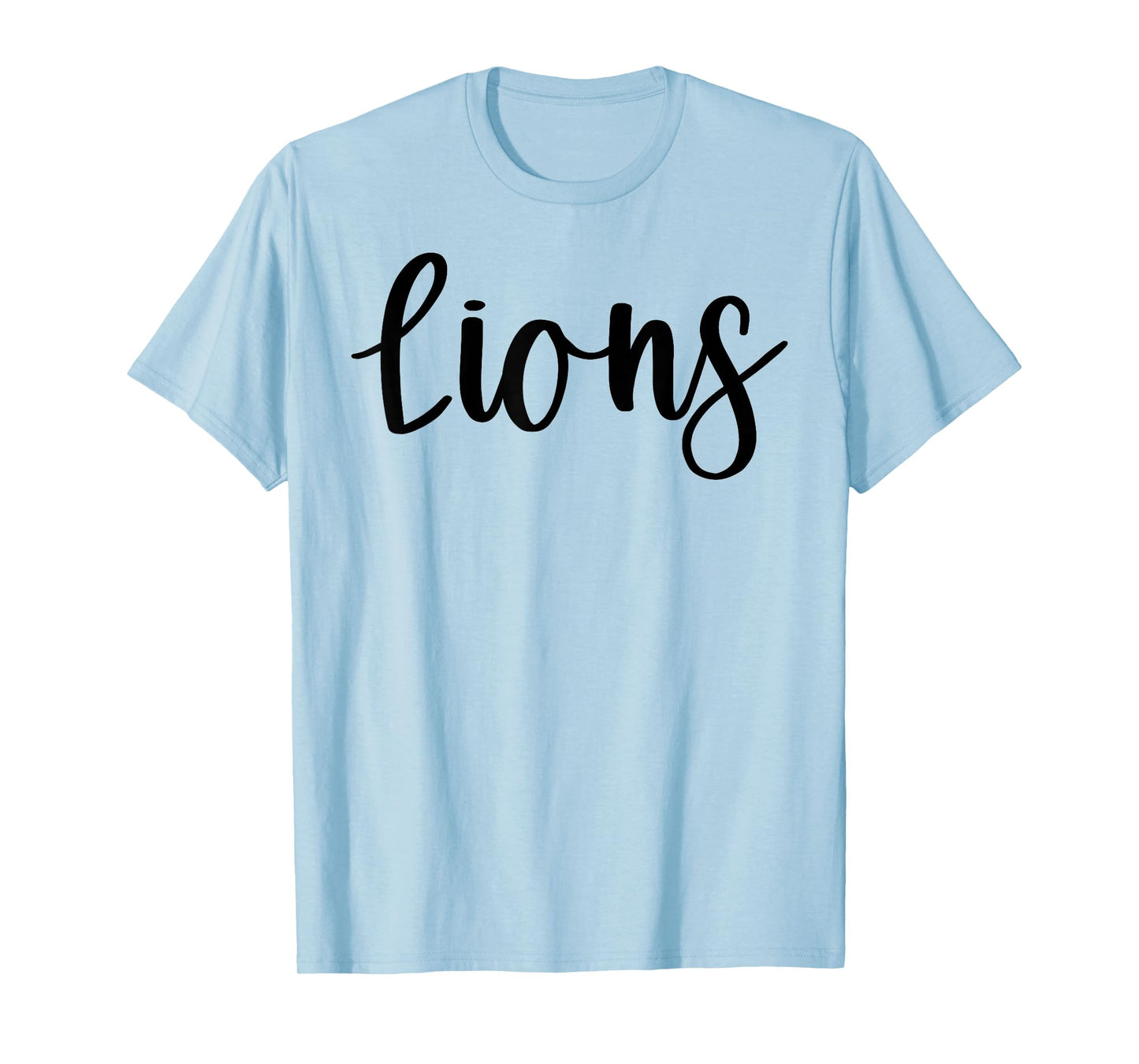 Lions School Spirit Team Mascot Game Night T-Shirt
