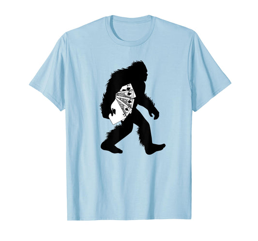 Bigfoot Gambling Poker Sasquatch Gambler T-Shirt