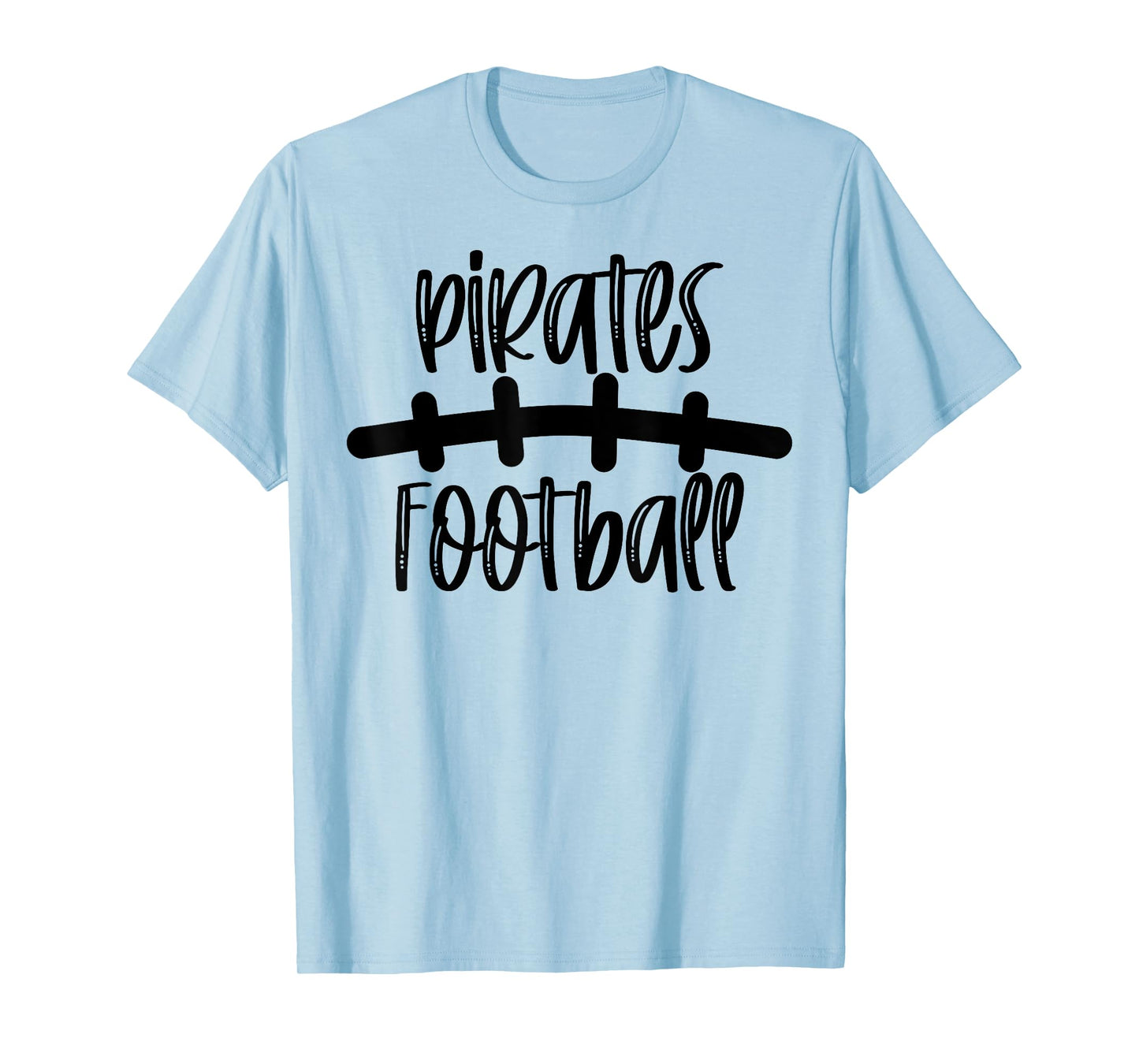 Pirates Football School Spirit Team Mascot Game Night T-Shirt
