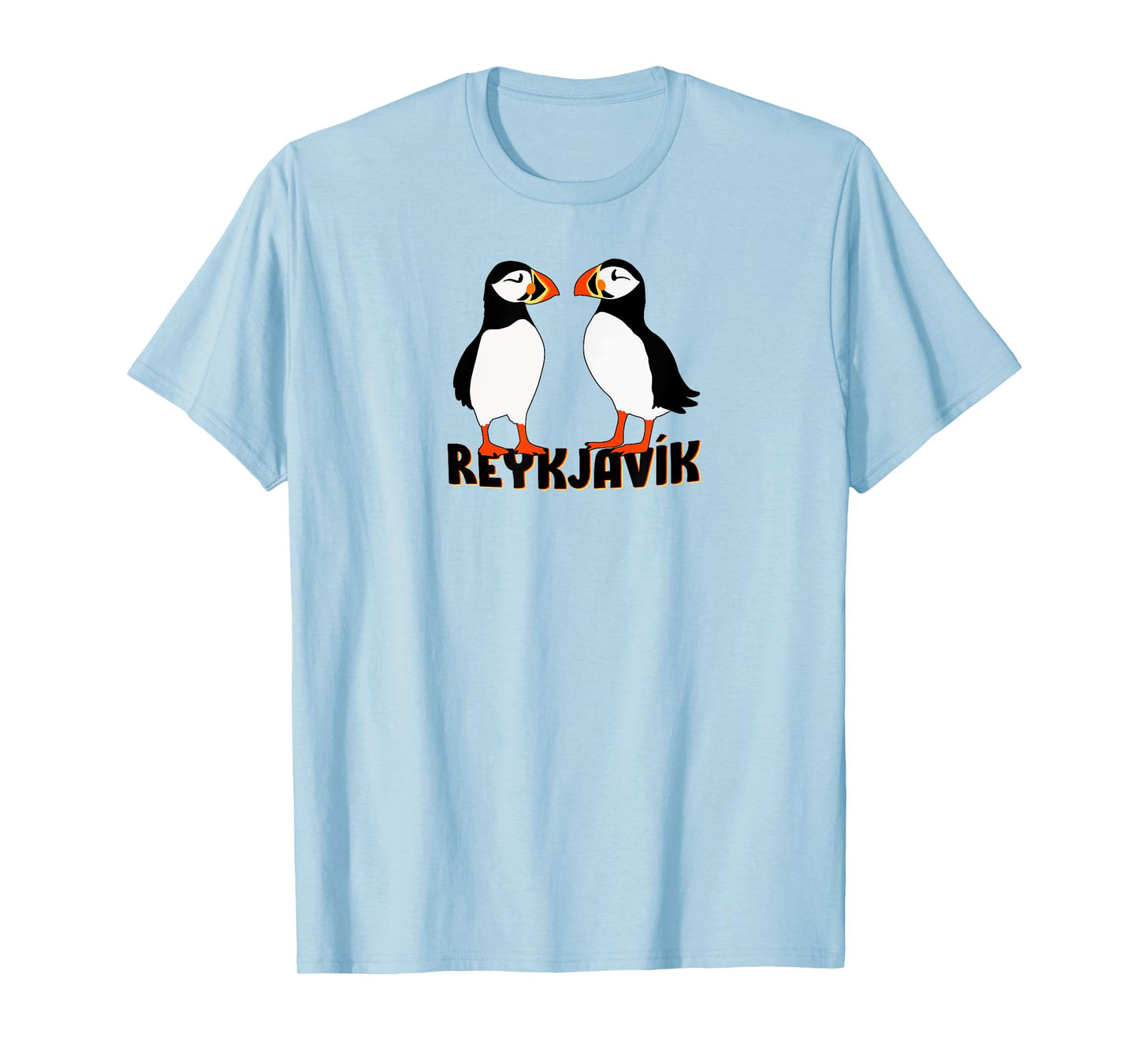 Two Cute puffins from Reykjavík Iceland T-Shirt