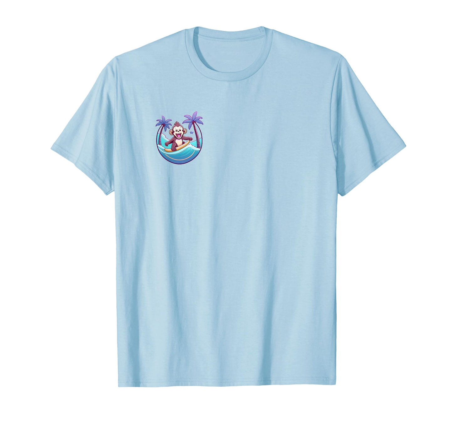 Hilarious Surfing Monkey On Banana Surfboard T-Shirt