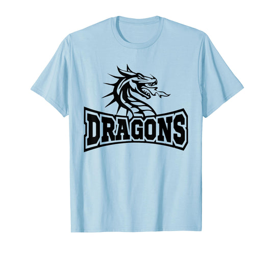Dragon Teacher Student School Sports Fan Team Spirit T-Shirt