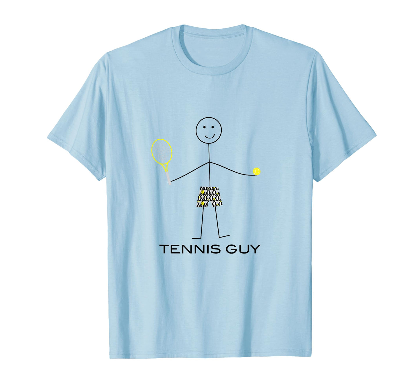 Funny Tennis Design Men, Tennis Player Boys T-Shirt