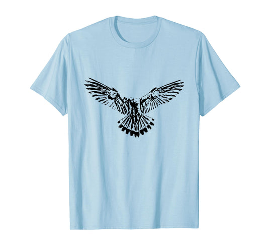 Hawk motif bird of prey T-Shirt