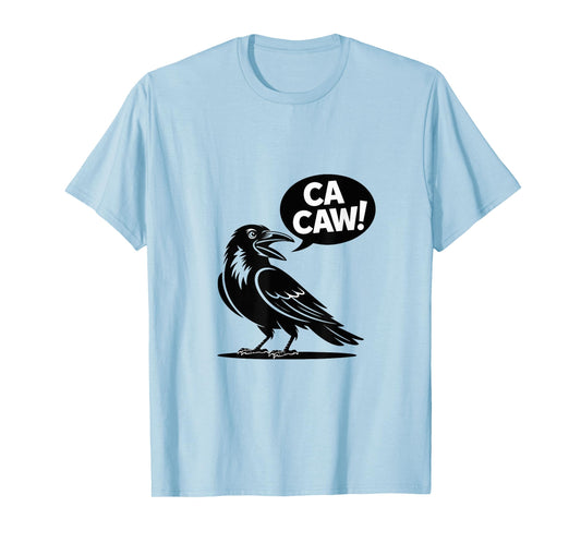 Funny Blackbird Crow Ca Caw Bird Watching T-Shirt