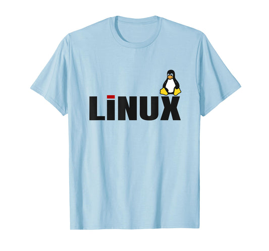 Linux Tux lover tee tagline and Penguin Logo Open Source Os T-Shirt