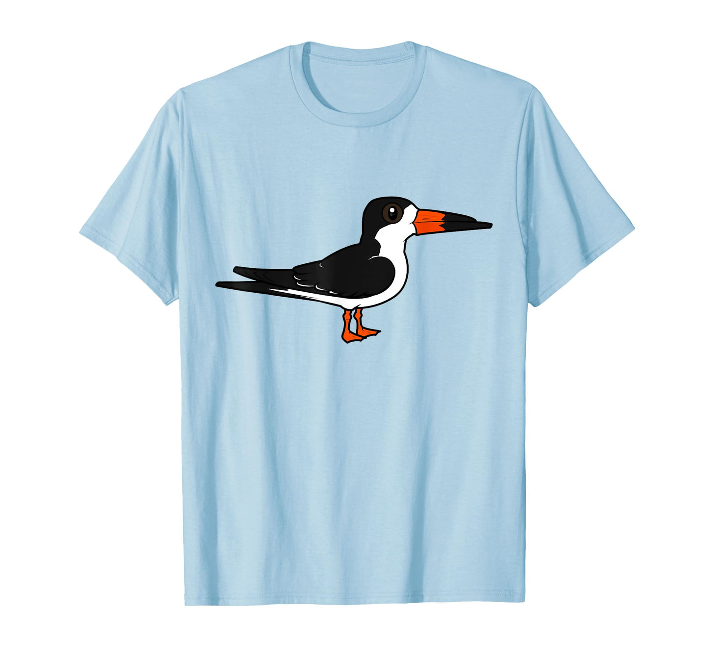Cute Cartoon Black Skimmer Unique Shorebird Birdorable Bird T-Shirt