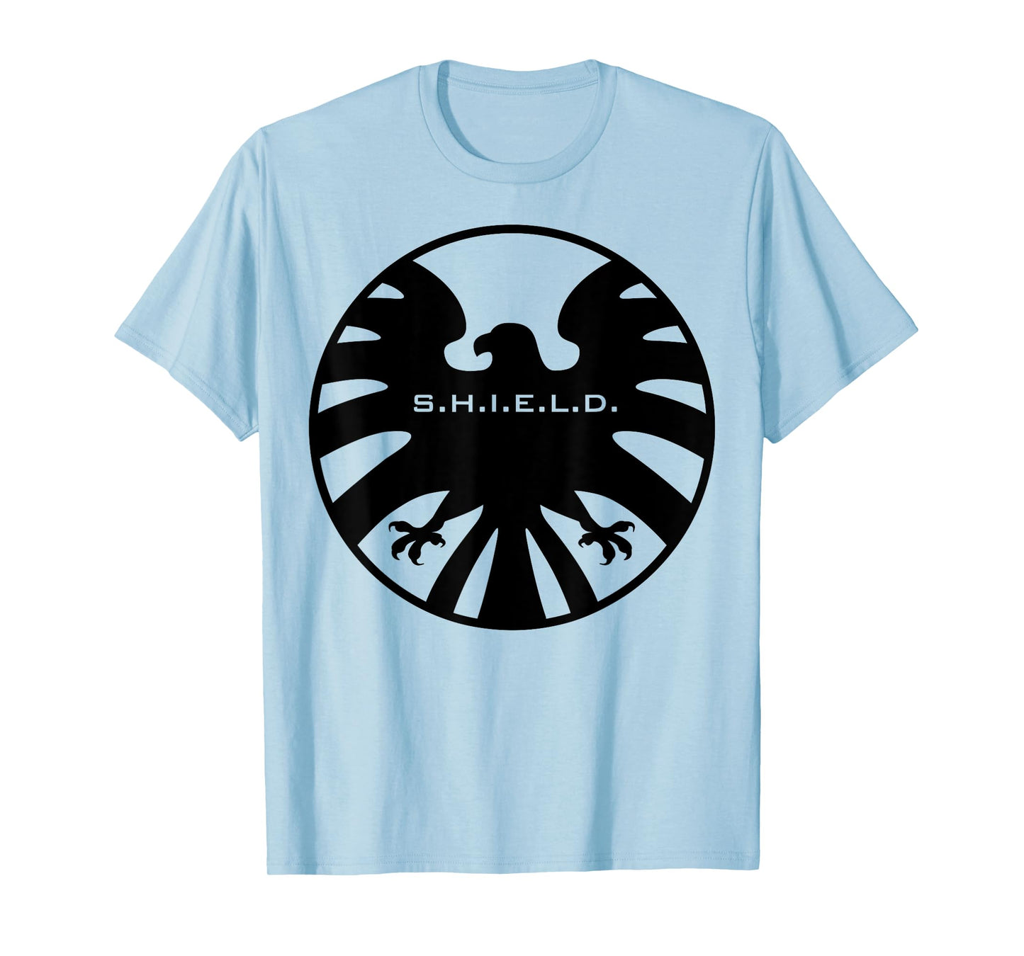 Marvel Agents of S.H.I.E.L.D. Black Out Eagle Badge T-Shirt
