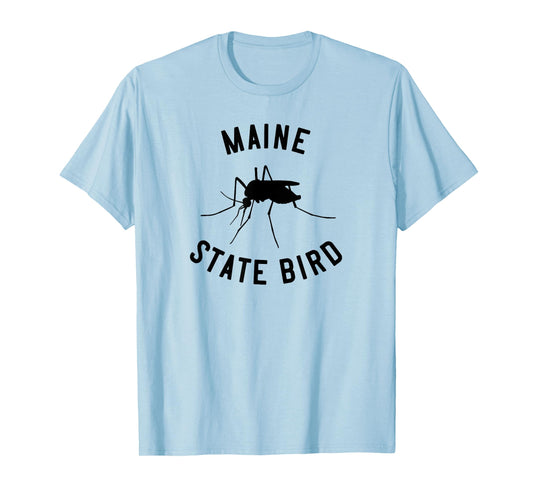 Classic Maine Mosquito State Bird T-Shirt