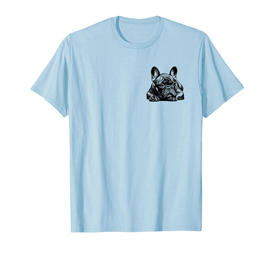 Dreamy French Bulldog on Chest T-Shirt