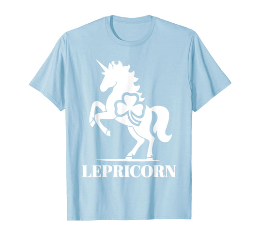 Lepricorn Shirt Unicorn St Patricks Day Boys Girls Kids T-Shirt