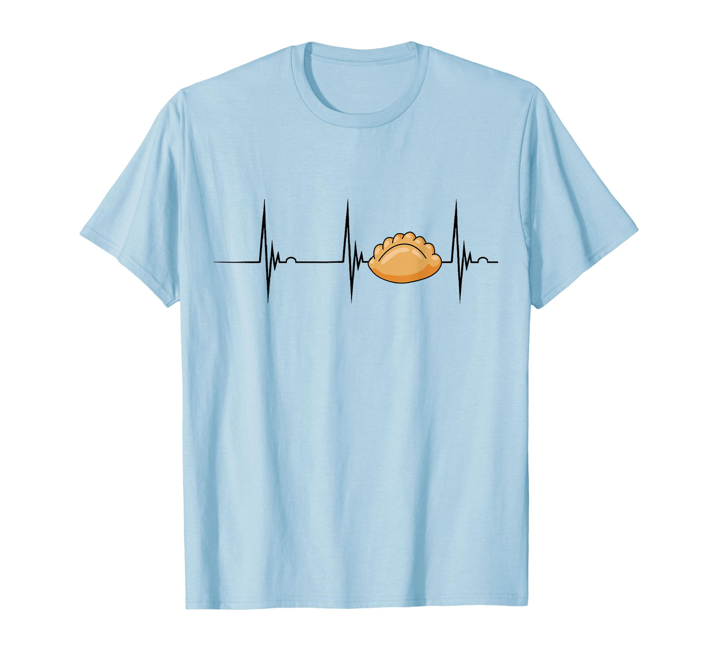 Party Food Mexican Empanadas Heartbeat EKG Pulse Empanada T-Shirt