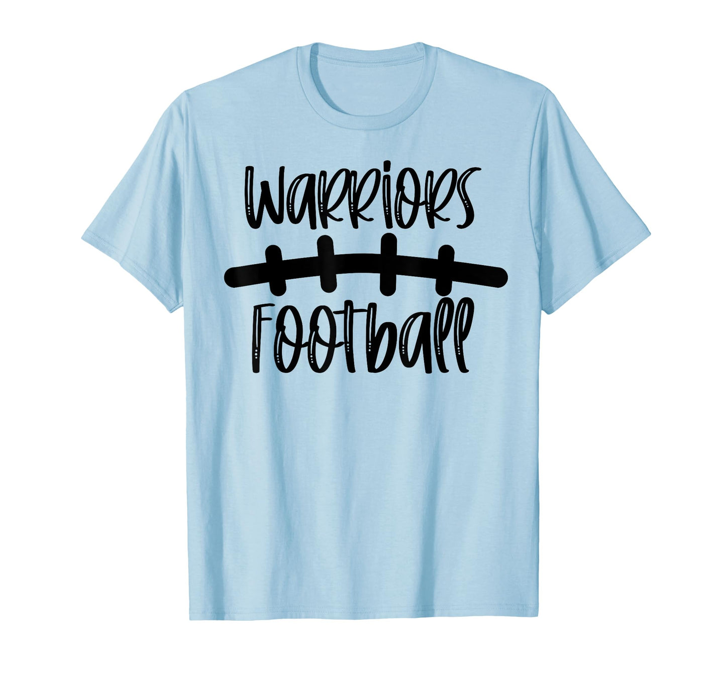 Warriors Football School Spirit Team Mascot Game Night T-Shirt