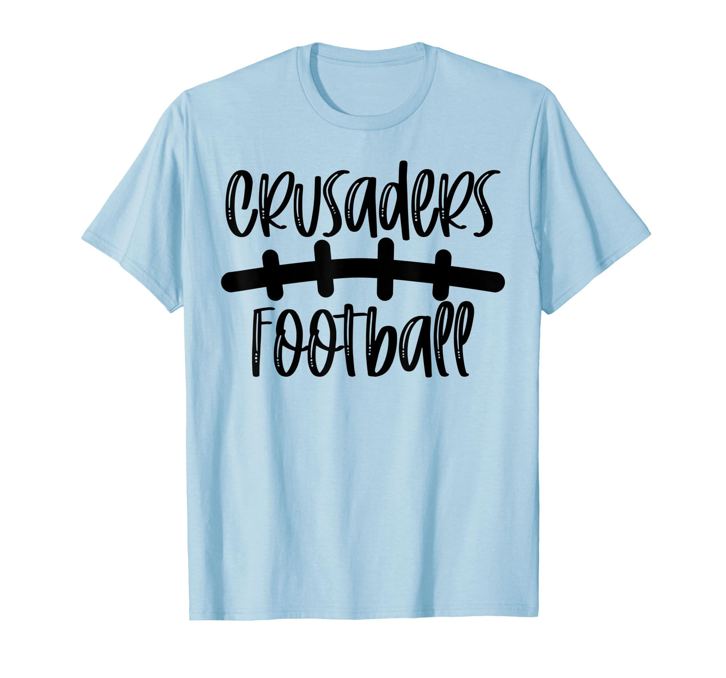 Crusaders Football School Spirit Team Mascot Game Night T-Shirt