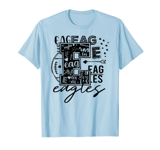 Eagles School Sports Fan Team Spirit T-Shirt