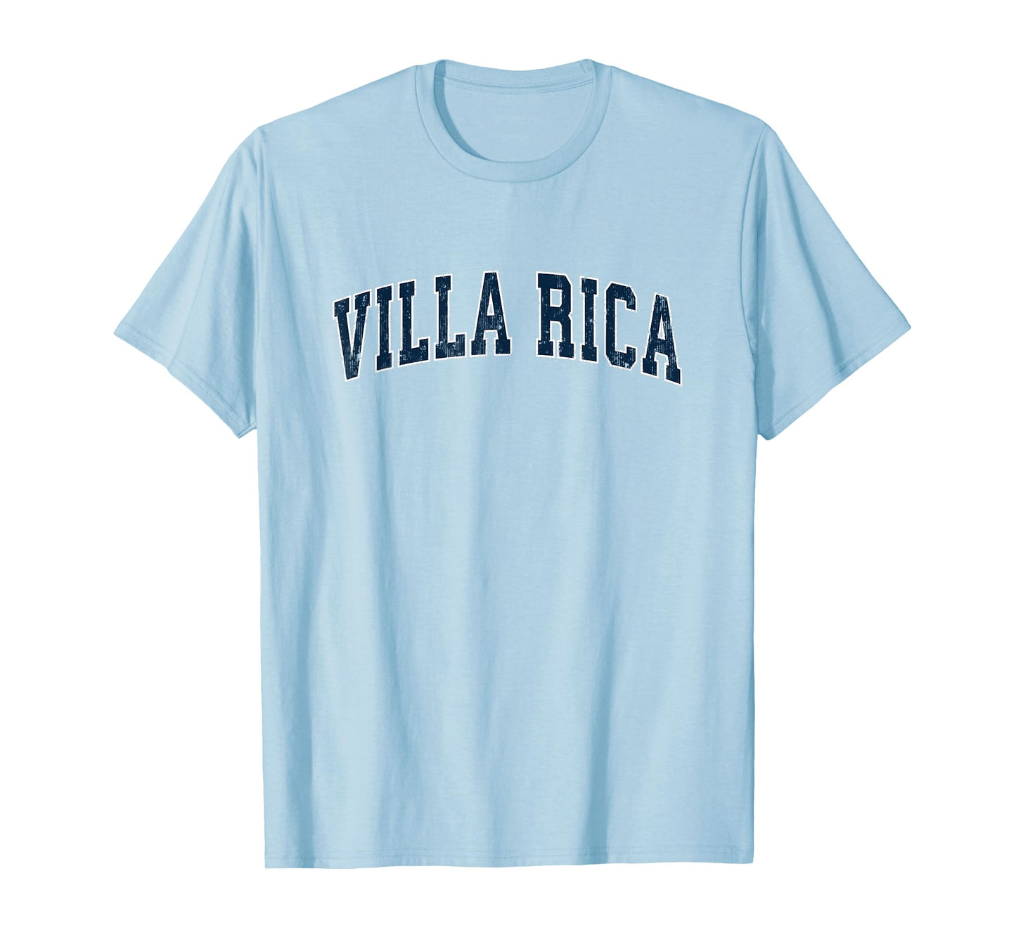 Villa Rica Georgia GA Vintage Sports Design Navy Design T-Shirt