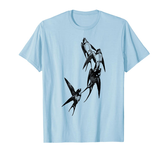 Tattoo Birds Swallow Bird Gift Swallow Tattoo T-Shirt