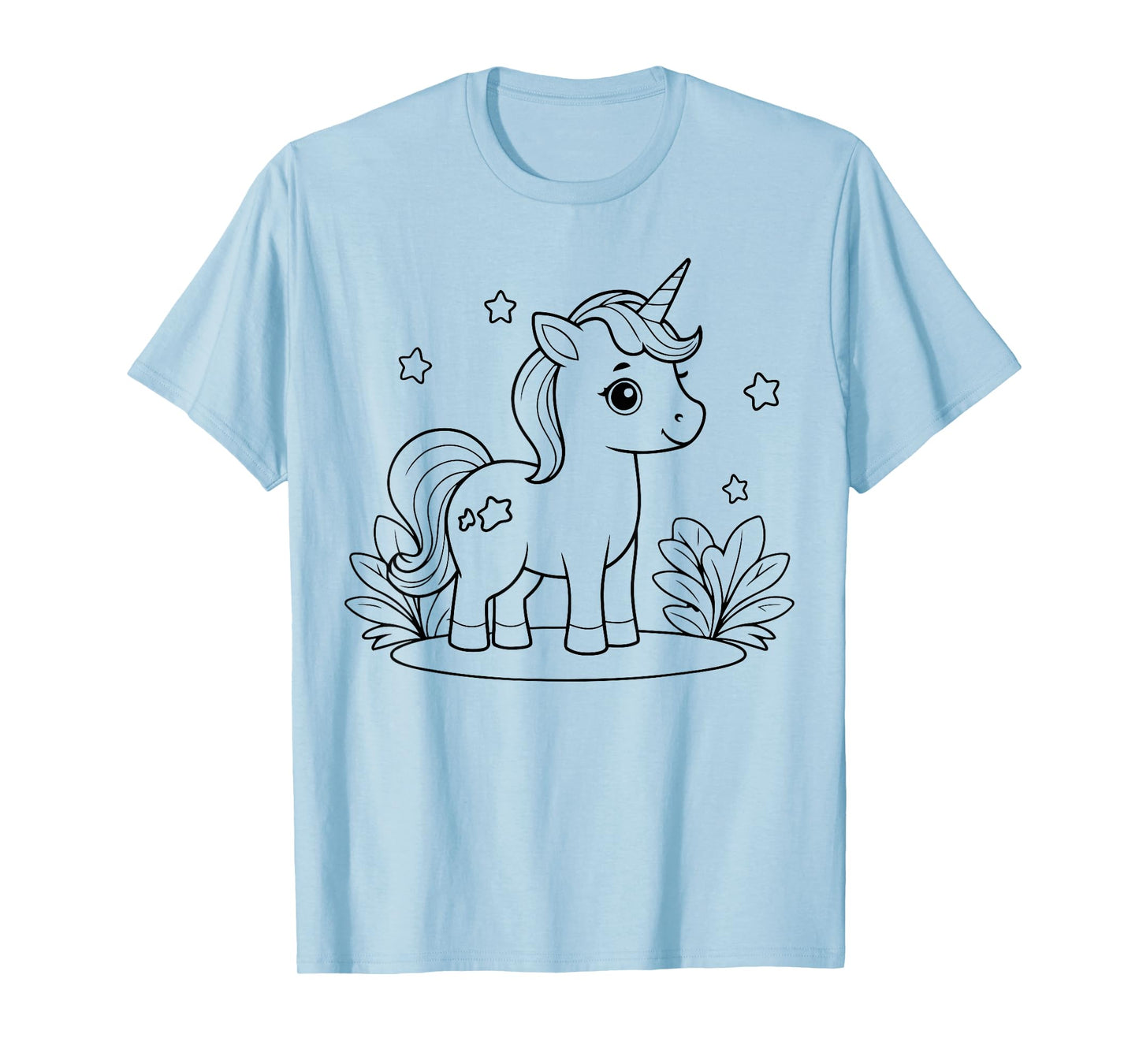 Unicorn to paint and color T-Shirt