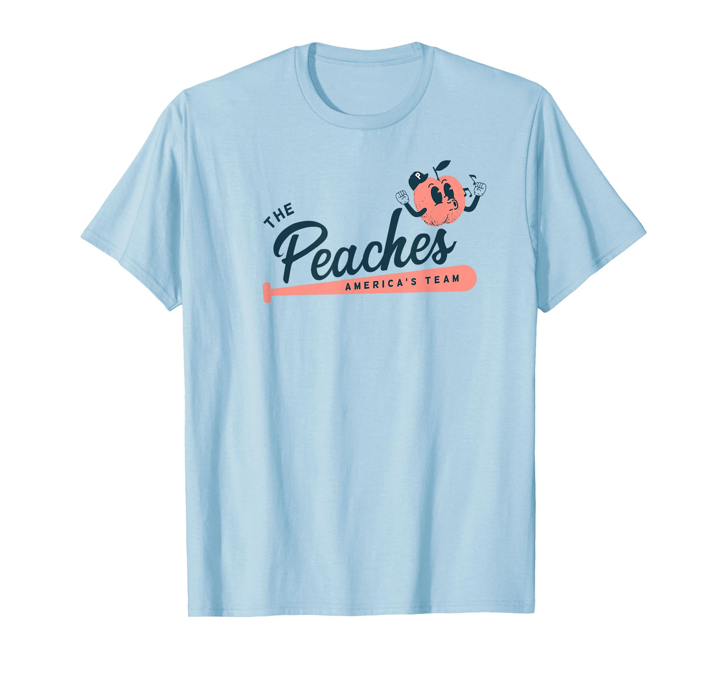 The Peaches - Softball and Baseball Custom Jersey T-Shirt