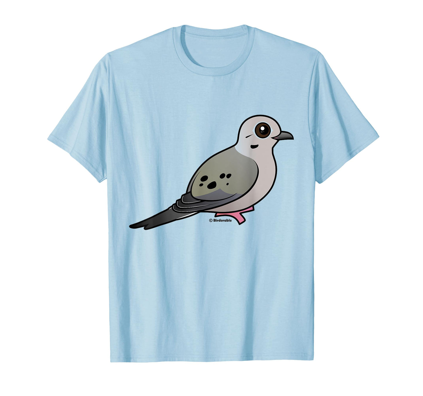Cute Cartoon Mourning Dove Birdorable Bird T-Shirt