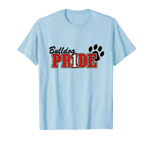 "Bulldog Football" T-Shirt for Sports Fans T-Shirt
