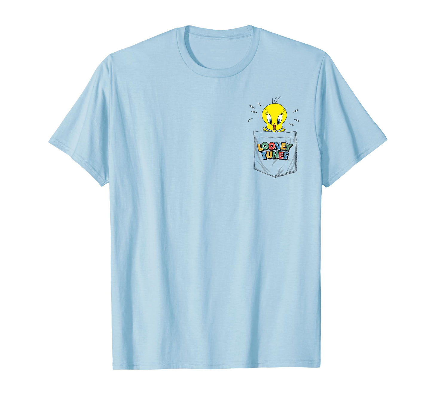 Looney Tunes Tweety Bird Faux Pocket T-Shirt
