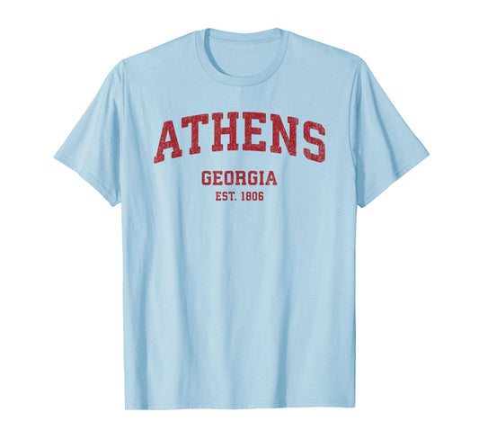 Athens Georgia GA Vintage Athletic Sports Design T-Shirt