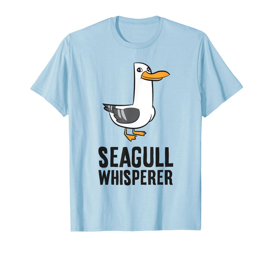 Seagull Bird Ocean Funny Seabird Seagull Whisperer T-Shirt