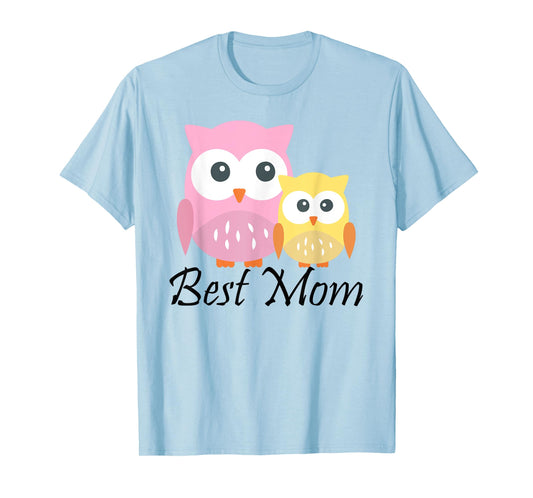 Best Mom Cute Owl Edition Mothers Day Womens T-shirt T-Shirt