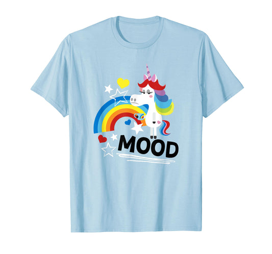 Disney Pixar Inside Out Rainbow Unicorn Mood Logo T-Shirt