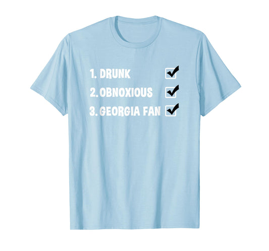 Drunk Obnoxious Georgia T-Shirt