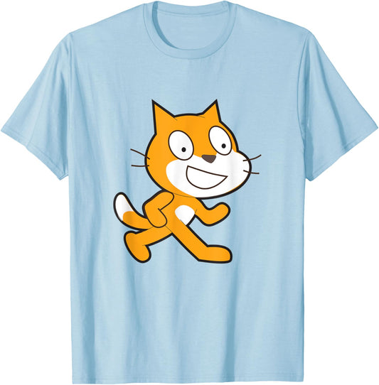 Scratch Programming Language Official Mascot Cat T-Shirt T-Shirt