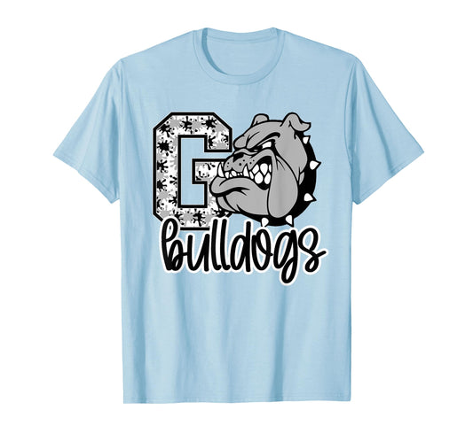 Bulldogs Football Bulldog Bulldogs Bull dogs Bulldod T-Shirt for Men Women Girls Kids