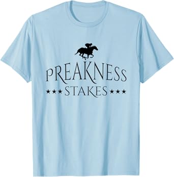Preakness Horse Racing Shirts for Women, Stakes Apparel Tee T-Shirt