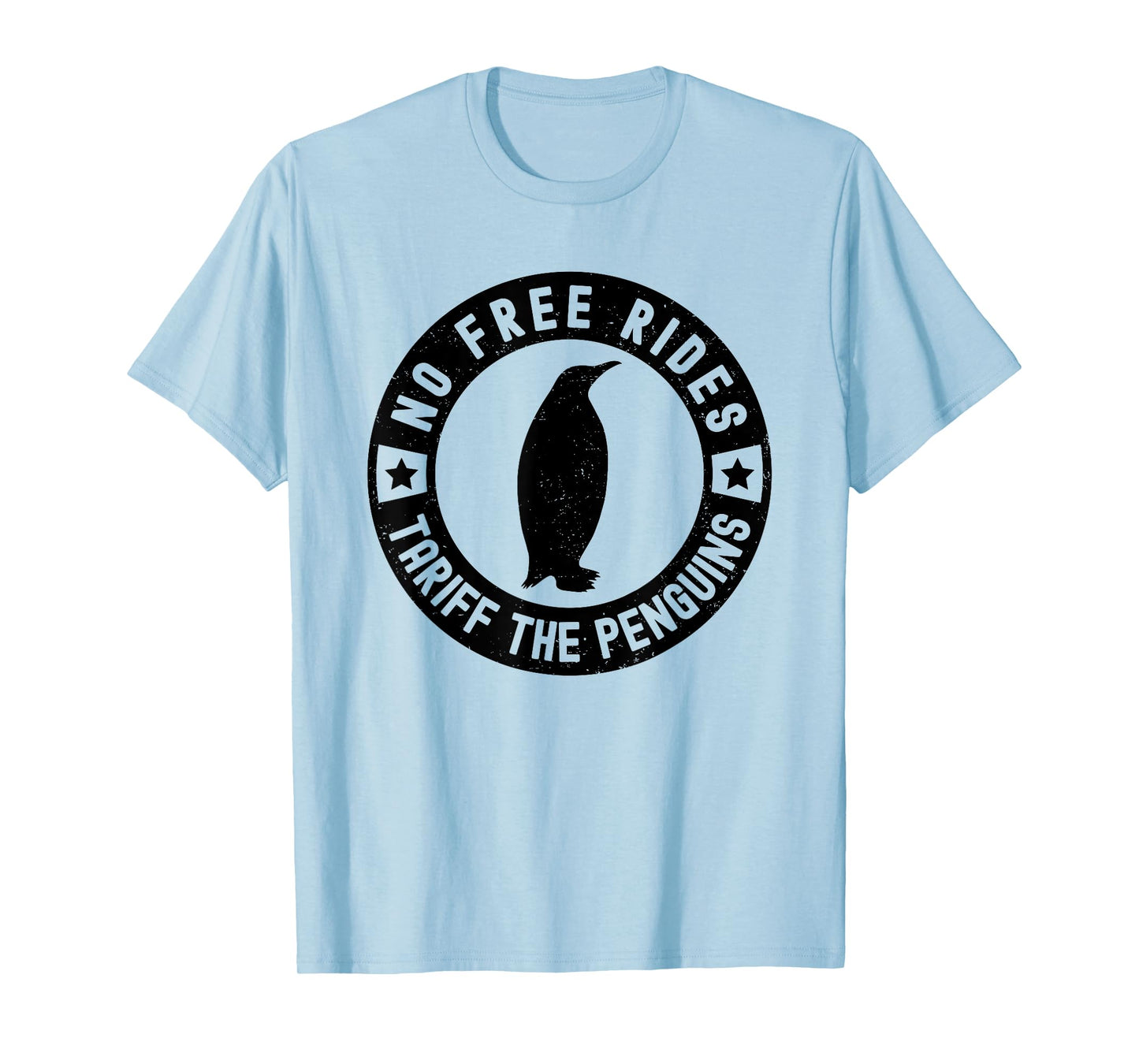 Penguin Tariffs Funny Political Liberation Day Men Women T-Shirt