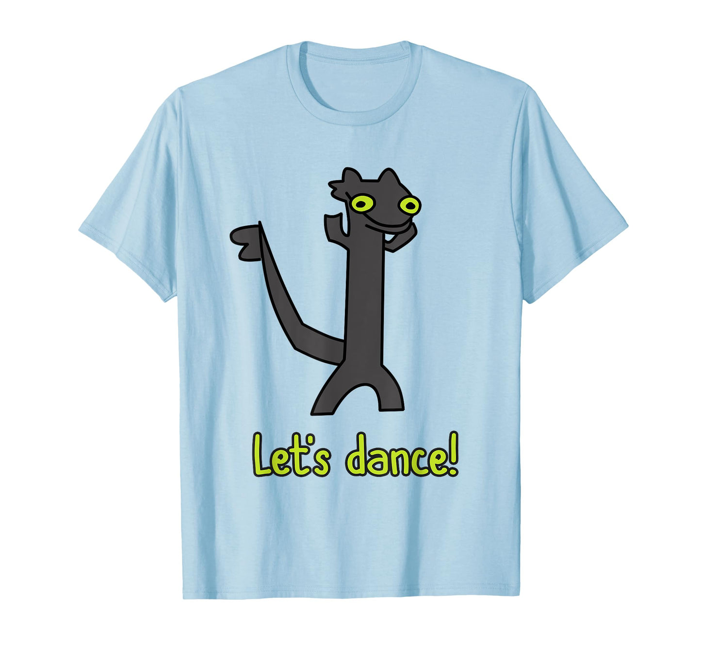 Funny Cartoon Kids Dragon Dance Meme Let's Dance T-Shirt