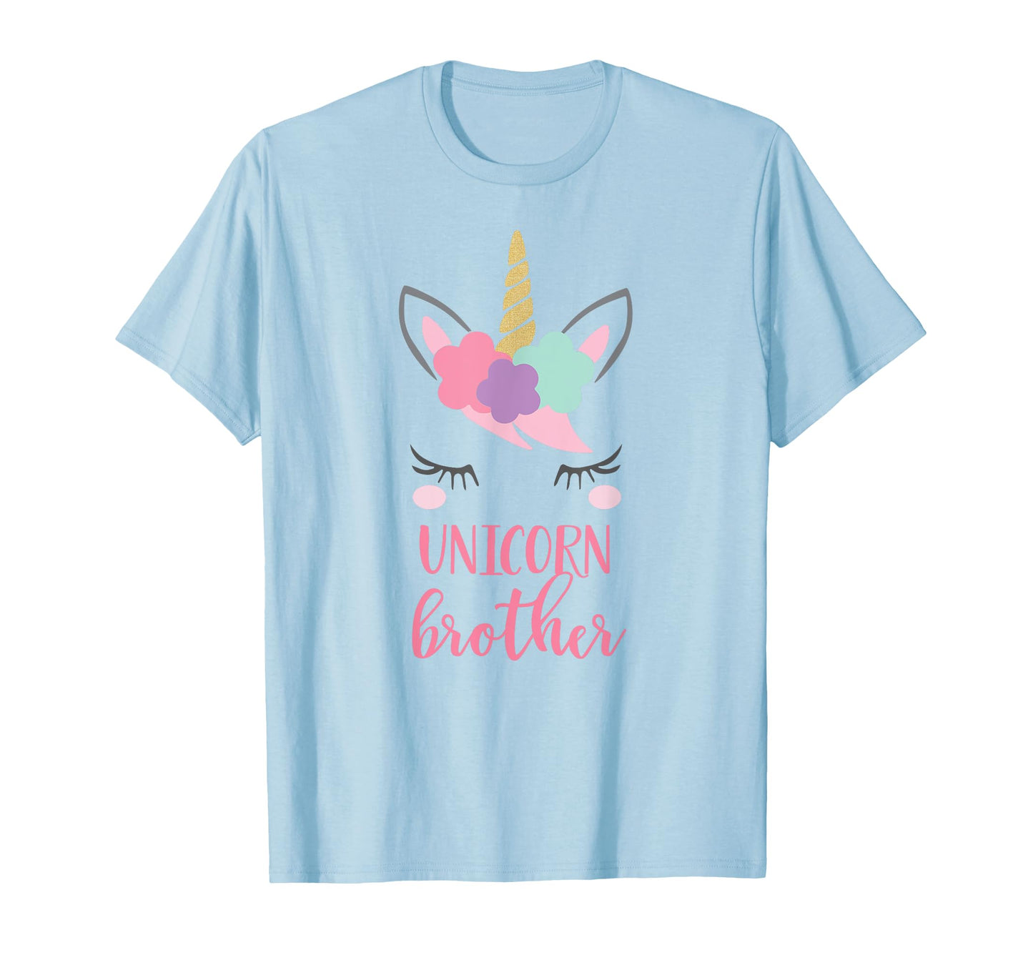 Unicorn Brother Shirt, Brother of the Birthday Girl Gift T-Shirt