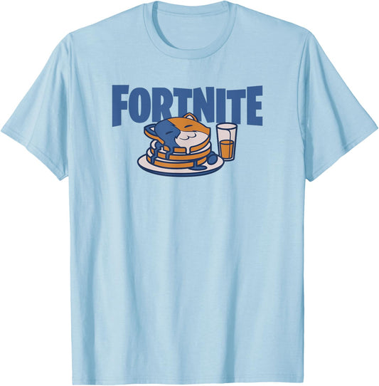 Fortnite Cat Pancakes T-Shirt
