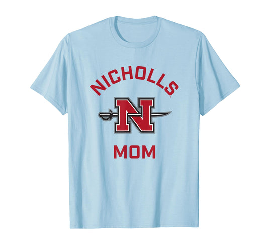 Nicholls State University Colonels Arched Mom T-Shirt