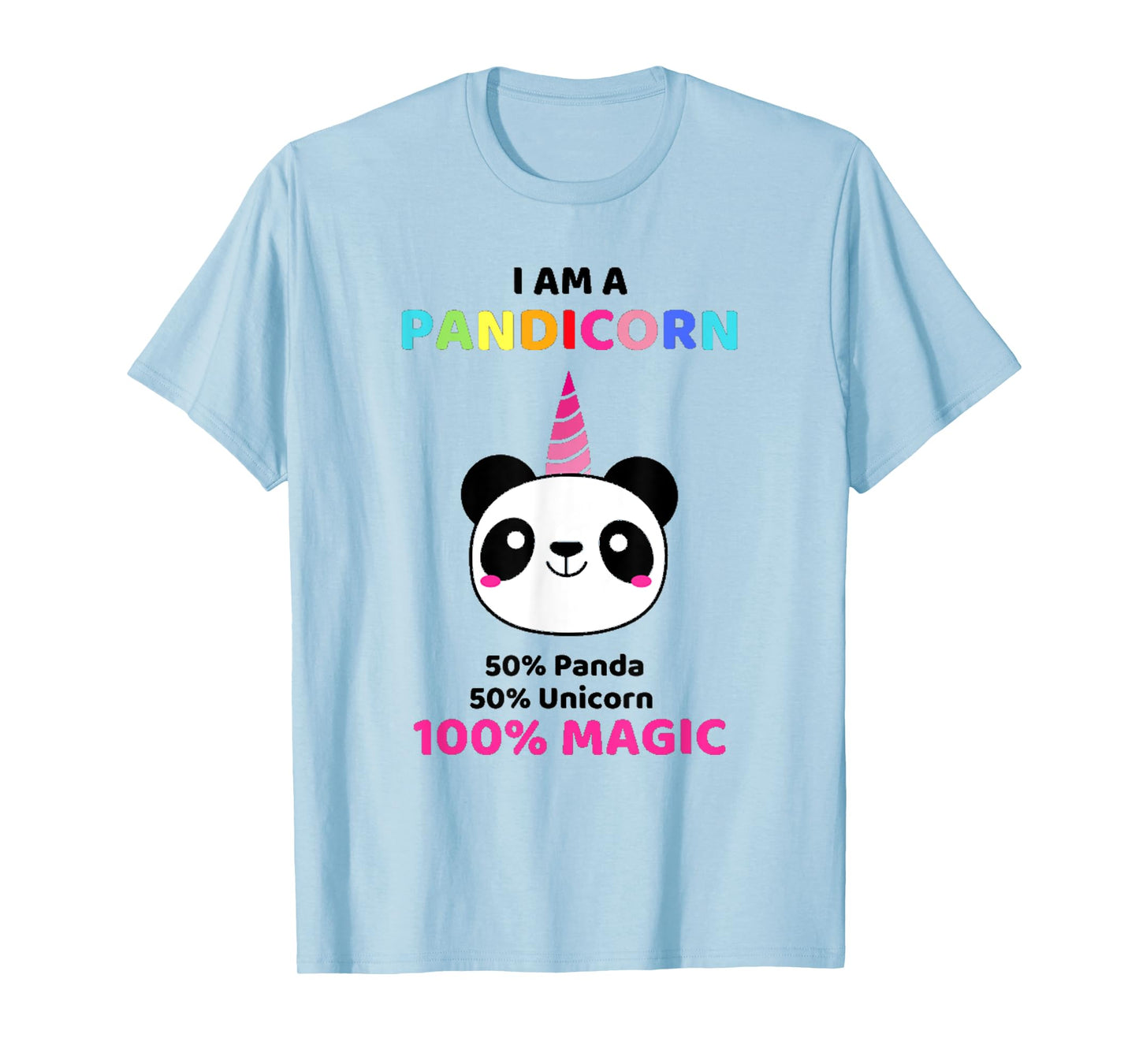 Cute I Am A Pandicorn Shirt Pandacorn for Panda Lovers T-Shirt