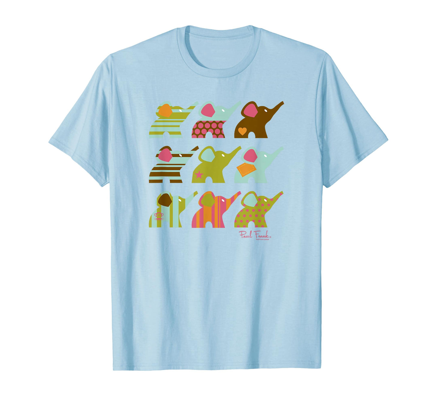 Paul Frank Ellie The Elephant Grid Poster T-Shirt