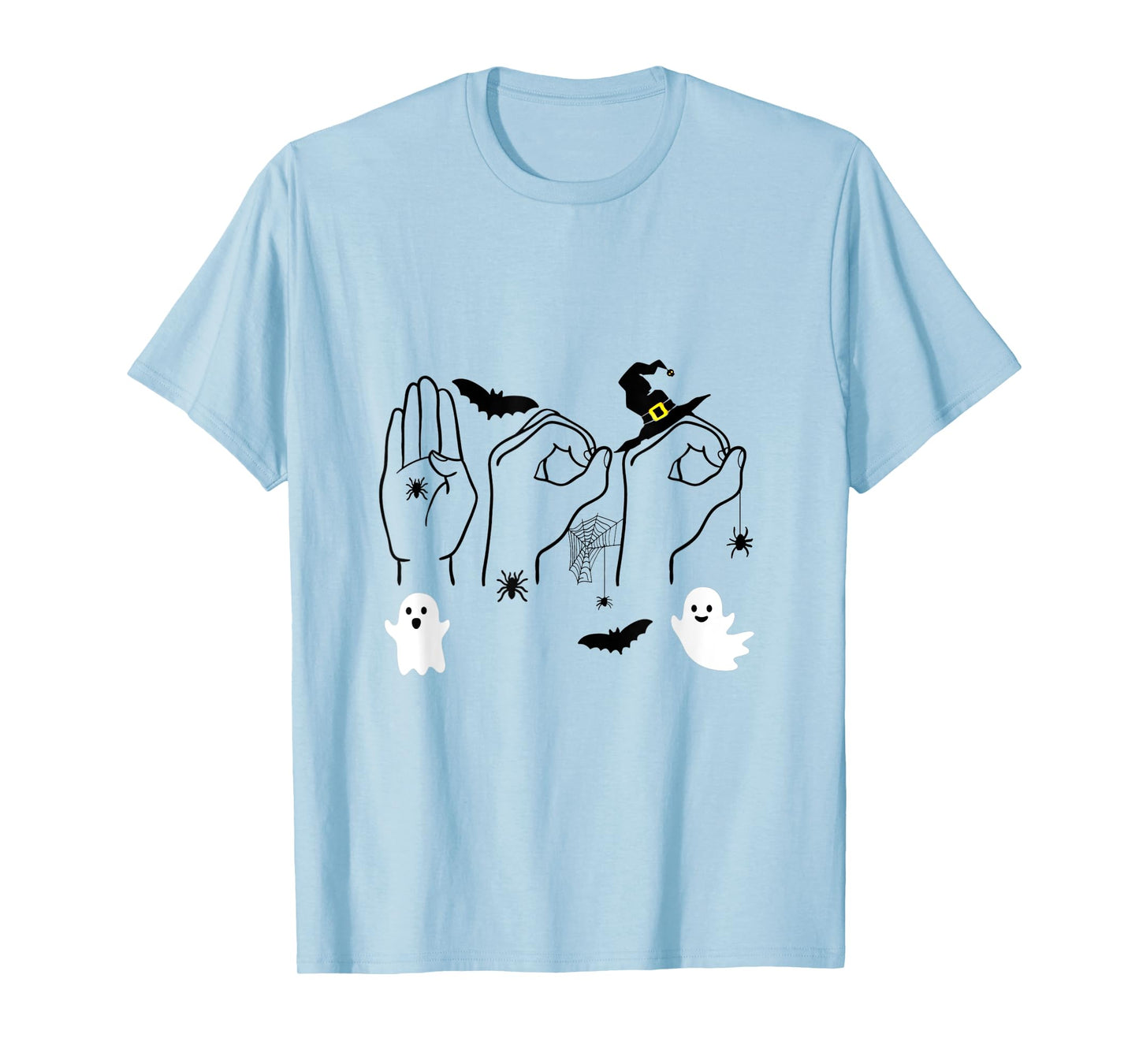 Boo ASL American Sign Language Halloween Costume T-Shirt