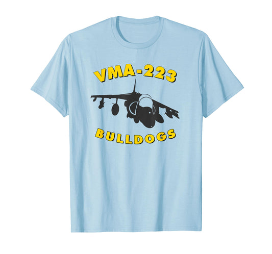 VMA-223 Bulldogs Attack Squadron AV-8B Harrier T-Shirt