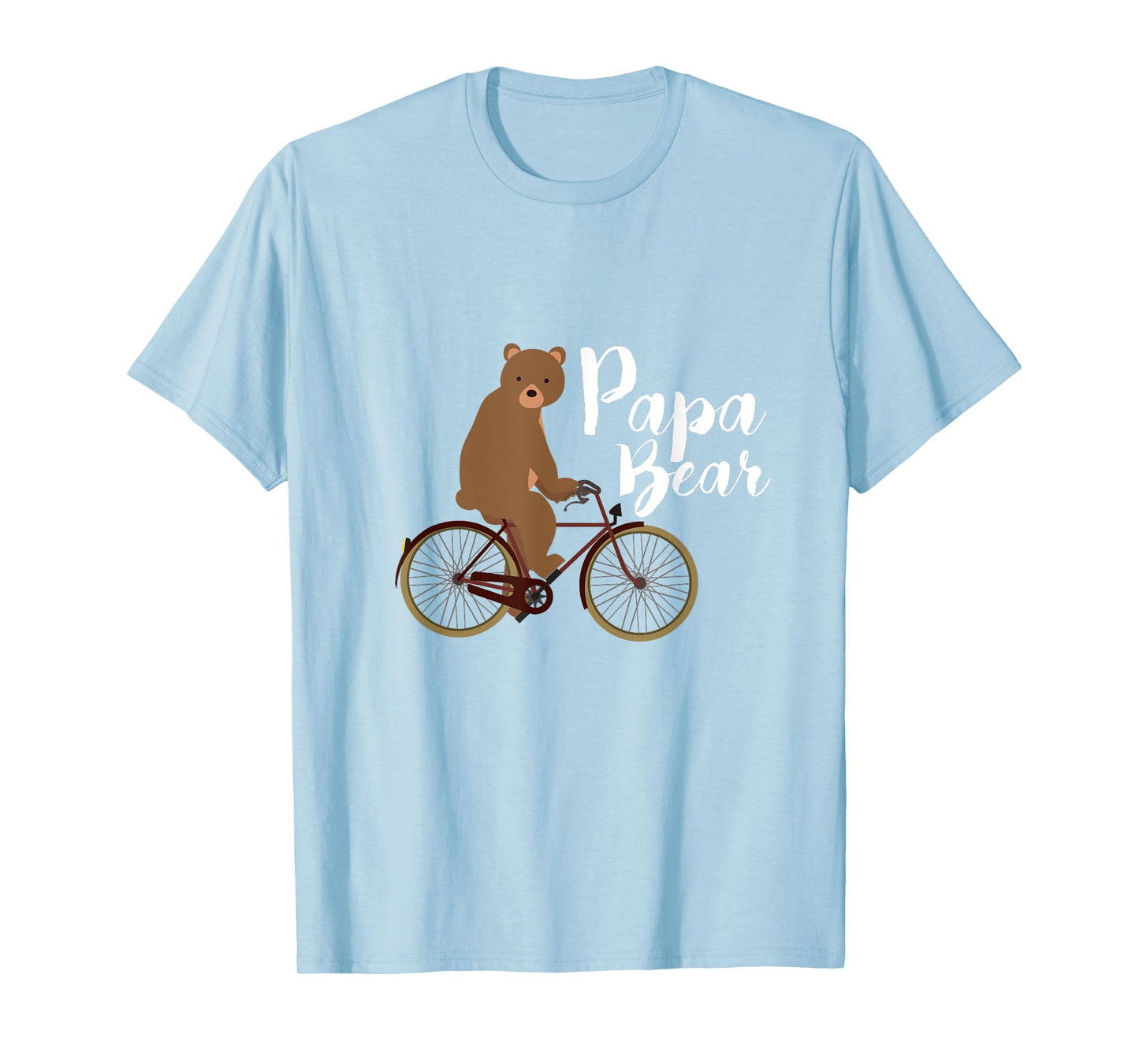 Papa Bear on a Bicycle T-Shirt