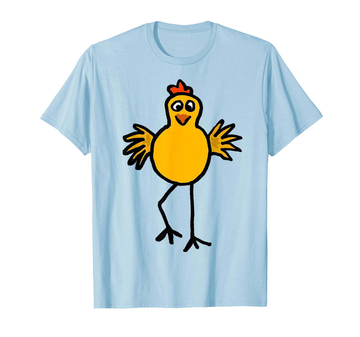 Smiletodaytees Funky Dancing Yellow Chicken T-shirt T-Shirt