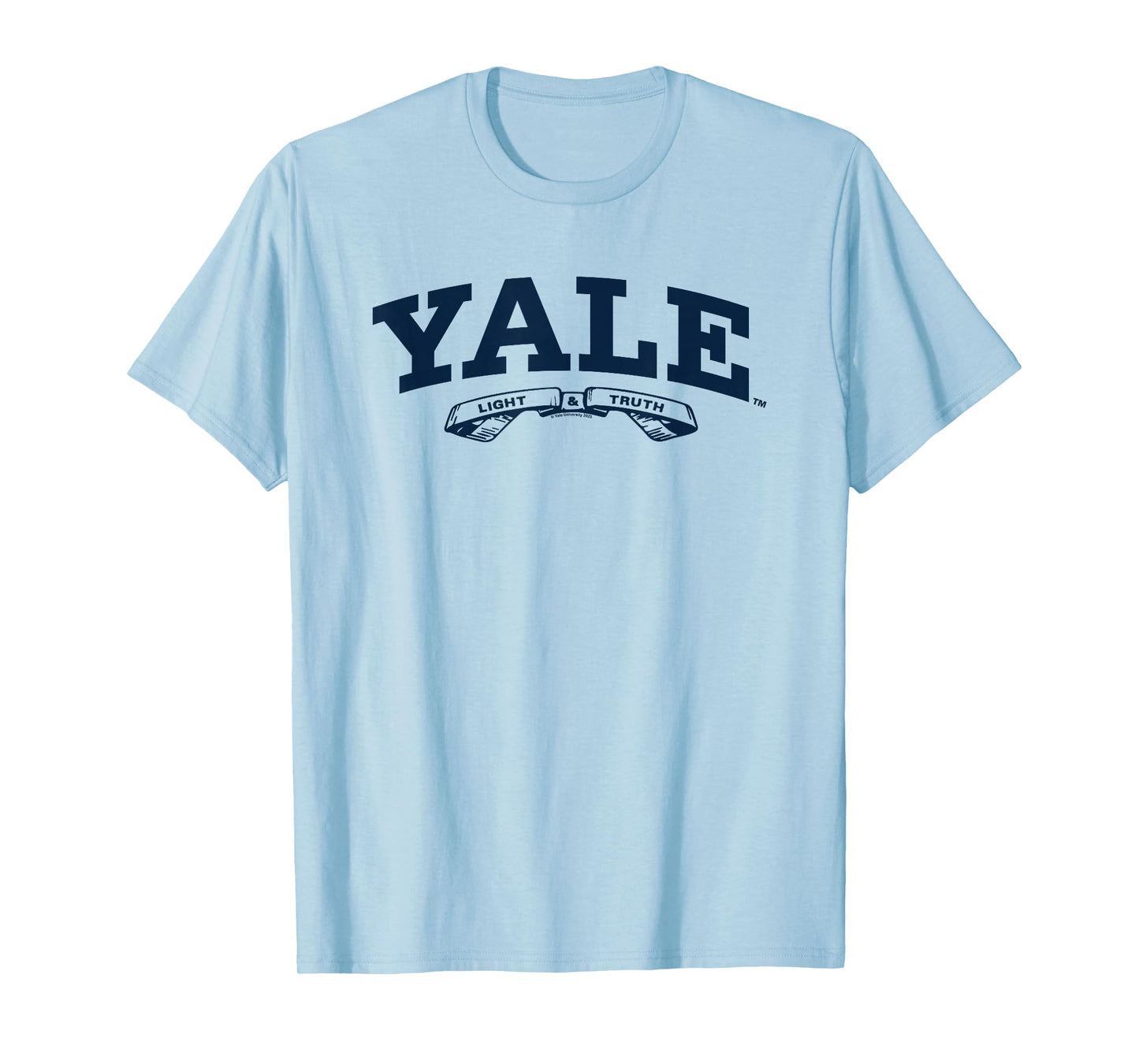 Yale University Light And Truth Big Varsity Logo T-Shirt
