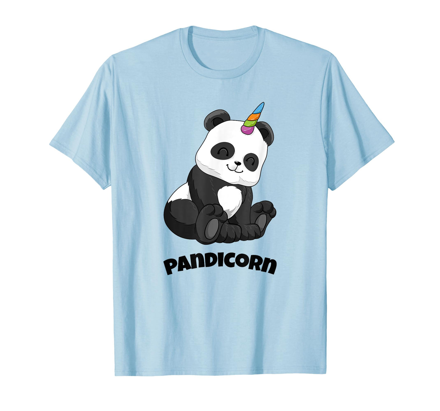 Pandicorn Unicorn Shirt Panda Lover Bear Rainbow Girl T-Shirt
