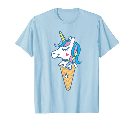 Ice Cream Unicone Art Unicorn Cute Graphic Men Women Kids T-Shirt