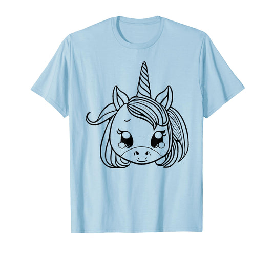 Color and paint your own unicorn T-Shirt