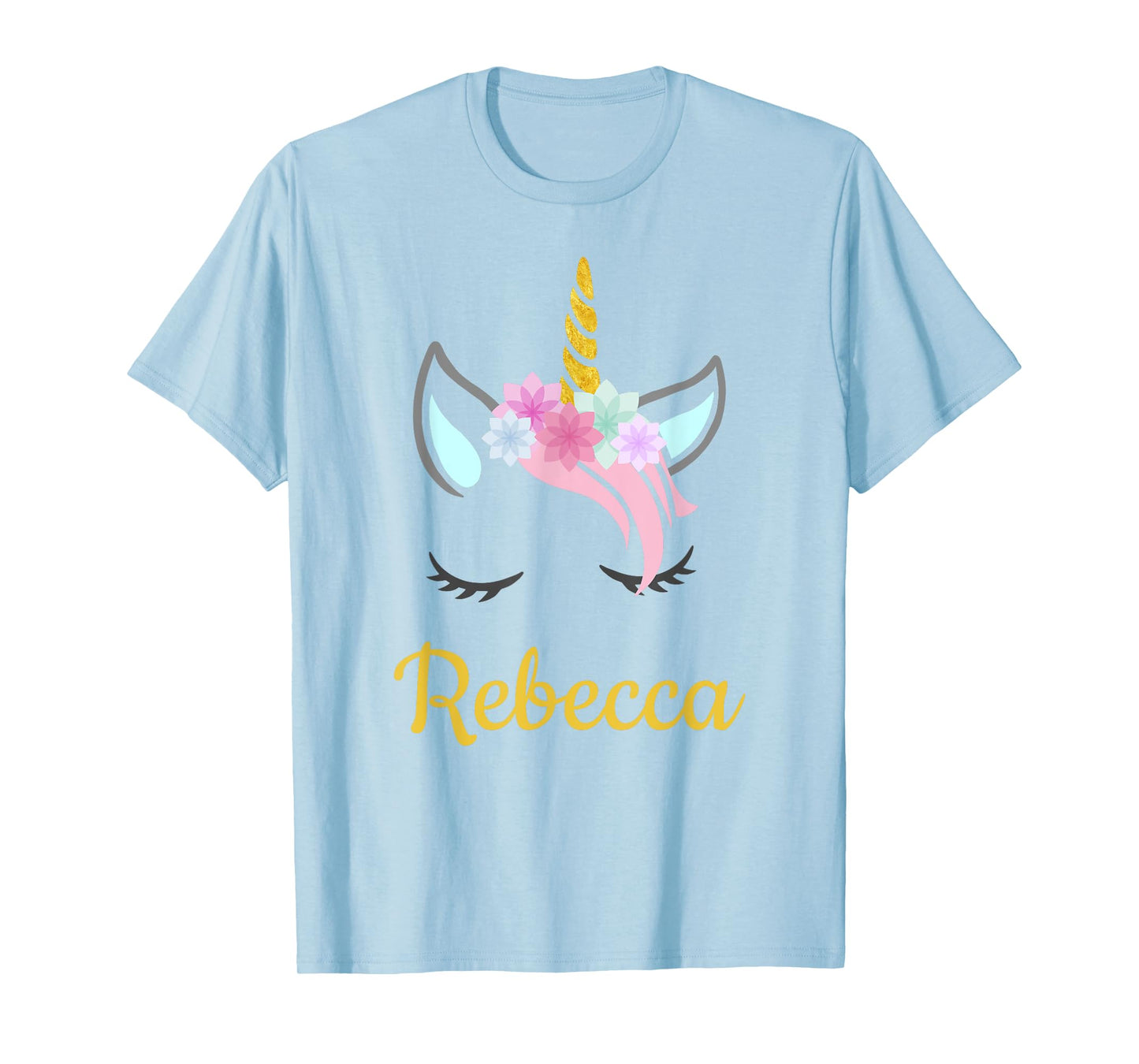 Rebecca Unicorn Name Shirt for Rebecca